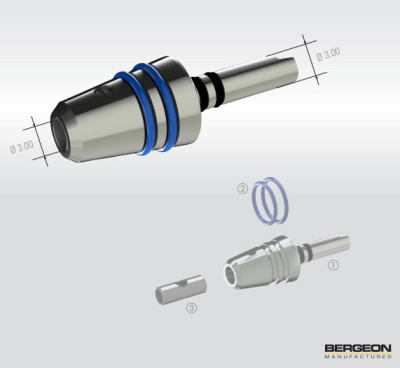 Quick adapter for precision screwdriver Ø 2.00mm Bergeon