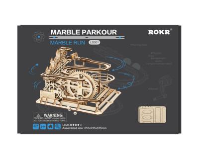 ROKR 3D Bouwset Knikkerbaan Parcour - Spectaculaire mechanica