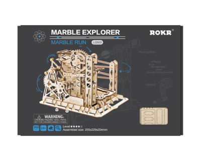 ROKR 3D Bouwset Knikkerbaan Marble Explorer - Spectaculaire mechanica