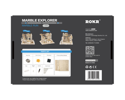 ROKR 3D Bouwset Knikkerbaan Marble Explorer - Spectaculaire mechanica