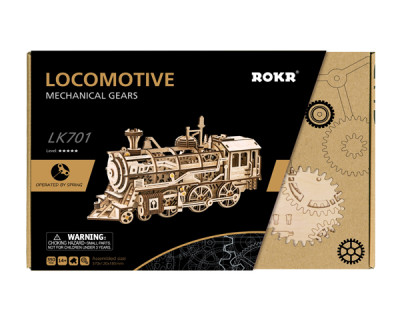 ROKR 3D Bouwset Locomotief Prime Steam Express