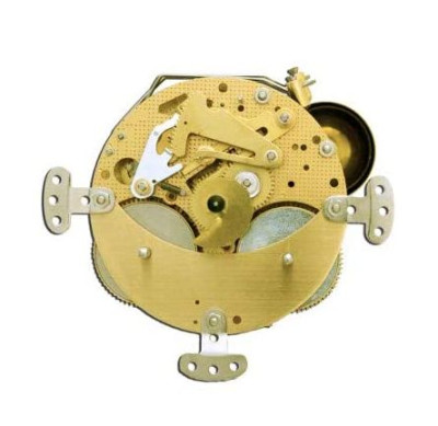 Tafel uurwerk Hermle 131-080, 8-daags, pendule 21cm , dubbele bel slag