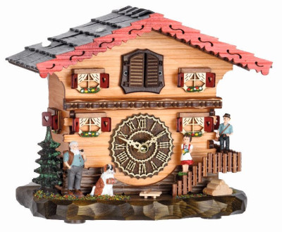 Cuckoo clock / table clock Hüfingen with 12 melodies