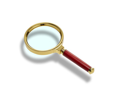 Hand magnifier with 3x magnification