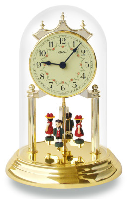 Horloge annuelle à quartz Haller Giselle avec figures de la Forêt-Noire
