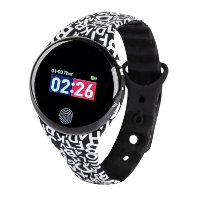 Atlanta 9722/7 Fitness Tracker - Smartwatch Zwart/ wit