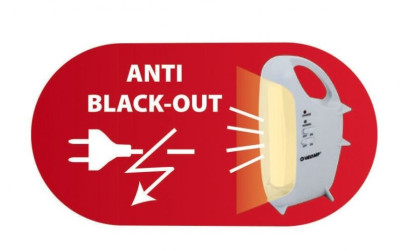 Éclairage de secours - Lampe à accu rechargeable avec fonction anti-blackout