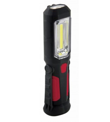 2-in-1 LED work lamp with hook, magnet and base