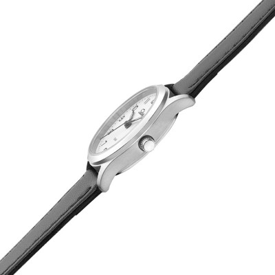 SELVA quartz wristwatch with leather strap White dial Ø 27mm