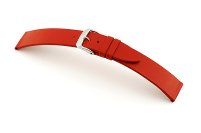 SELVA bracelet en cuir pour changer facilement 16mm rouge sans couture - MADE IN GERMANY