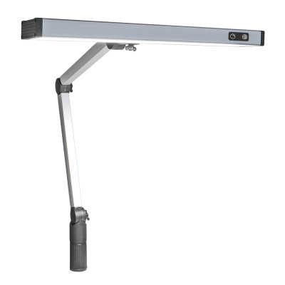 Luminaire LED pour poste de travail UNILED II TUNABLE WHITE bras articulé, 28W, 3000~6500K, largeur luminaire 548 mm - DIMMBAR