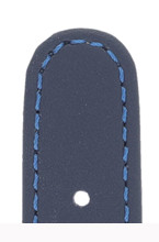 Lederband Louisville 16mm donkerblauw