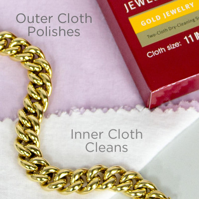 CONNOISSEURS Gold Polishing Cloth, extra groot, dubbelzijdig te gebruiken