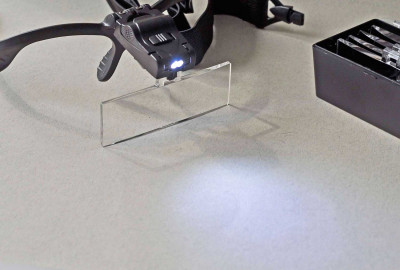 LED-Brilloep professional met 5 vergrotingen - ook ideaal voor brildragers
