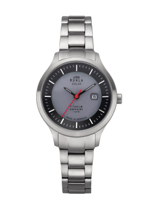 Uhren Manufaktur Ruhla - Horloge Solar Ø 30mm Titanium