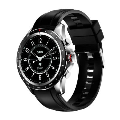 Atlanta 9718/7 Fitness Tracker - Smartwatch - zilver / zwart