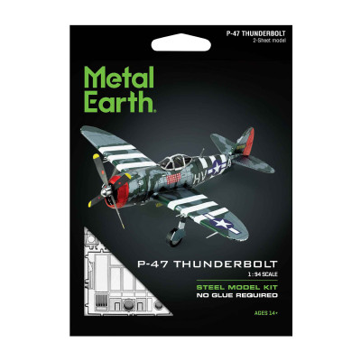 MEATL EARTH 3D Bouwset P-47 Thunderbolt