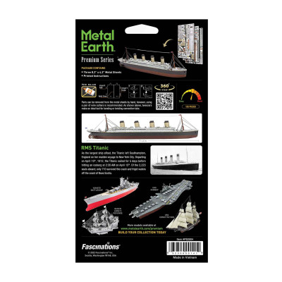 MEATL EARTH 3D Bouwset Premium Series RMS Titanic