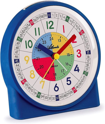 Atlanta 2125/15 quartz alarm clock blue
