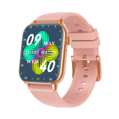 Atlanta 9724/17 fitness tracker - smartwatch - silver / pink