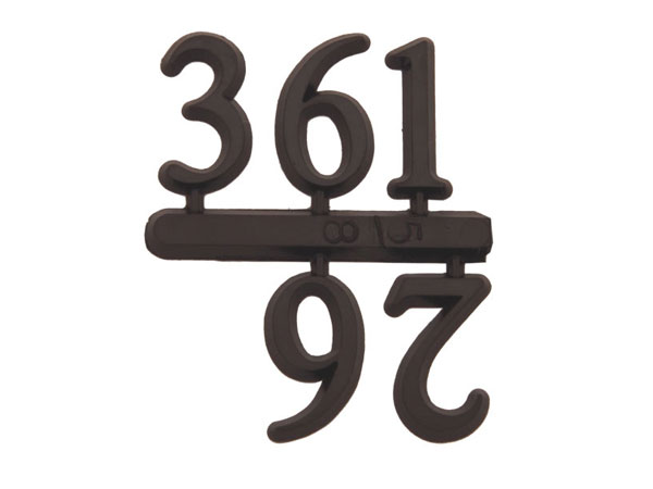 bedrag omvatten Onderwijs Cijferset 3-6-9-12 kunststof 10mm zwart Arabische cijfers Online bij Hobby  Klok