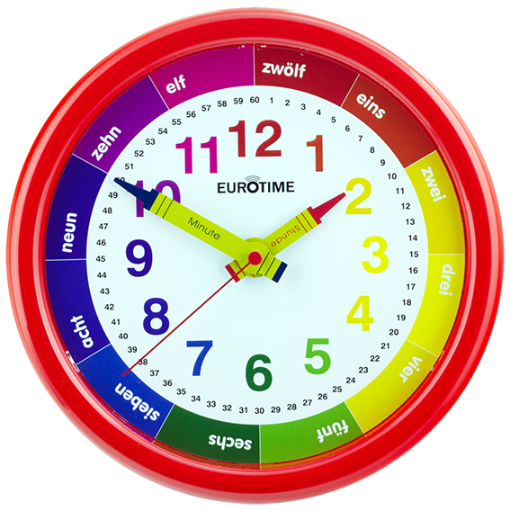 Horloge Enfant Apprentissage, 4 pouces Horloge pour Apprendre à Lire  l'heure Horloge d'Apprentissage pour les Élèves Temps d'apprentissage  Horloge